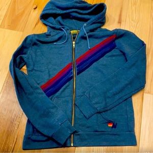 Aviator Nation Zip Up Hoodie Large